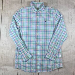 Vineyard Vines Palm Beach Plaid Button Down Shirt